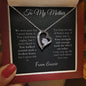 To My Mother, My Hero,Customizable Pendant Necklace for Mom's