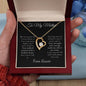 To My Mother, My Hero,Customizable Pendant Necklace for Mom's