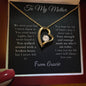 To My Mother, My Hero,Customizable Pendant Necklace for Mom's