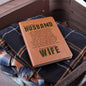 Never Walk Alone, Vegan Leather Journal, Message from Wife to Military Husband