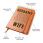 Never Walk Alone, Vegan Leather Journal, Message from Wife to Military Husband