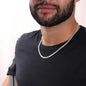 My Wonderful Husband, Cuban Link Chain with Personalized Message Card from Wife