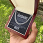 Forever Yours, Cuban Link Chain with  Message Card from Wife