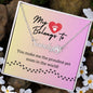 Mother's Day, Pet Mom, Custom Paw Print Necklace, Pink