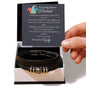 My  Jokester Husband, Stainless Steel and Vegan Leather Bracelet with Message Card from Wife