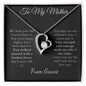 To My Mother, My Hero,Customizable Pendant Necklace for Mom's