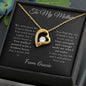 To My Mother, My Hero,Customizable Pendant Necklace for Mom's